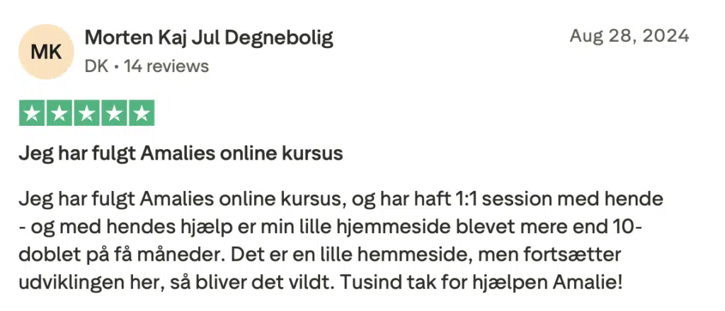 Trustpilot anmeldelse 3
